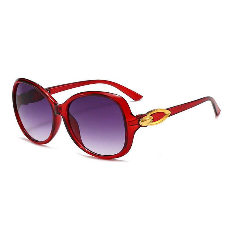 Sunglasses women's UV protection sunglasses sunshade cat eye sunshade high-end round face thin