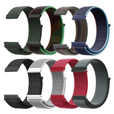 20mm 22mm Nylon Strap for Amazfit BALANCE/Active 2 Braided Band for Garmin/HUAWEI/Samsung/Xiaomi Bracelet Replacement Watchband