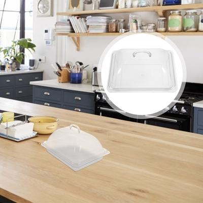 Abgedeckte Buffetplatte Haushalt Obst Servieren Mini Kuchenformen mit Deckel Multifunktionale Acryl Dessert Klar Reise Garnitur