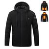 Unisex Smart Heated Winter Jacket with Hood - Rechargeable and Temperature-Controlled.