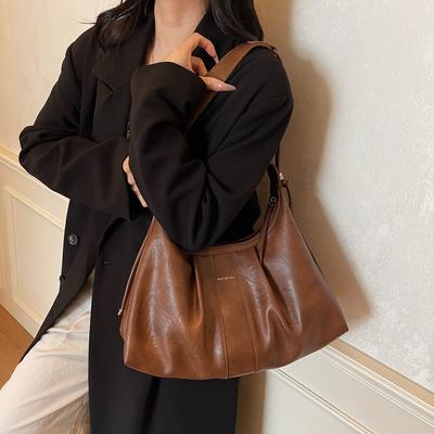 2025 Lente Retro Stijl Kleine Crossbody Tassen Voor Vrouwen Pittig Meisje Vintage Leer Oksel Schoudertas