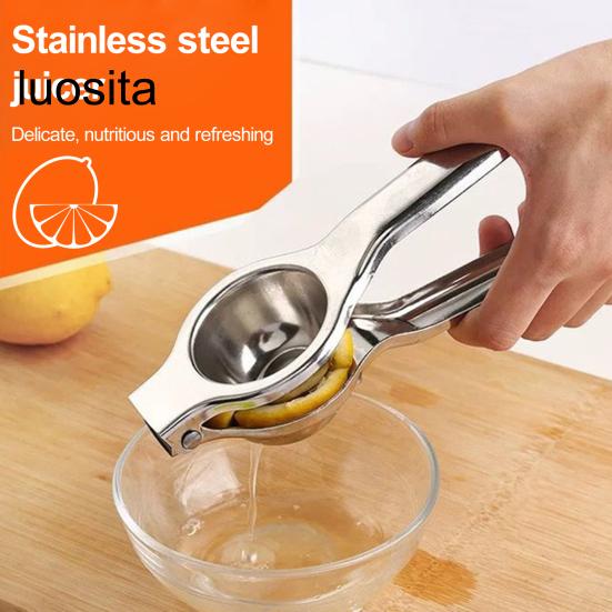 Manual Lemon Juicer, Fruit Squeezer, Comfortable Grip, Stainless Steel, Easy To Clean, Seedless Lemon Squeezer