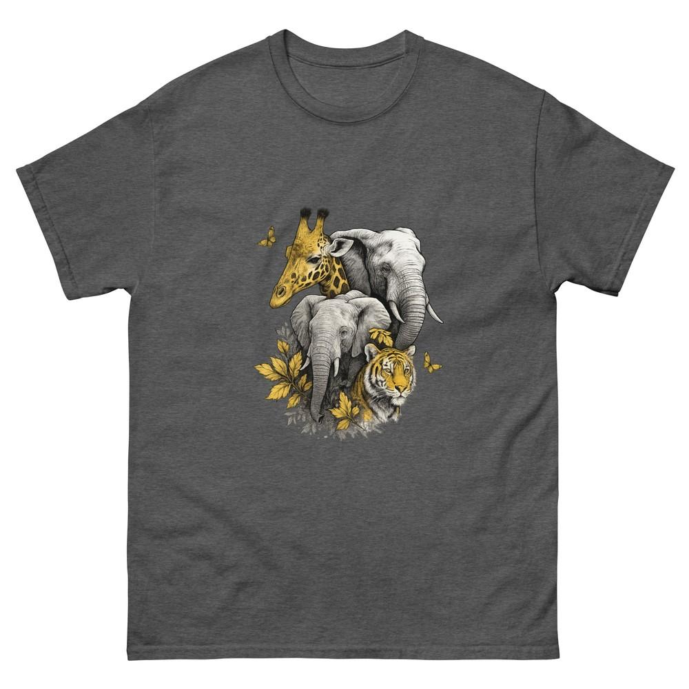 Serengeti shirt men and womens tshirt animals elephant giraffe lion nature tee