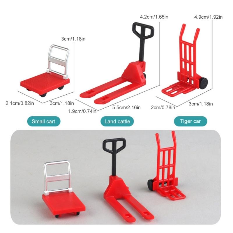 3 Piece Dollhouses Engineering Construction Tool Kits Ideal For Enhancing Your 1:12 Scale Miniature Decorations