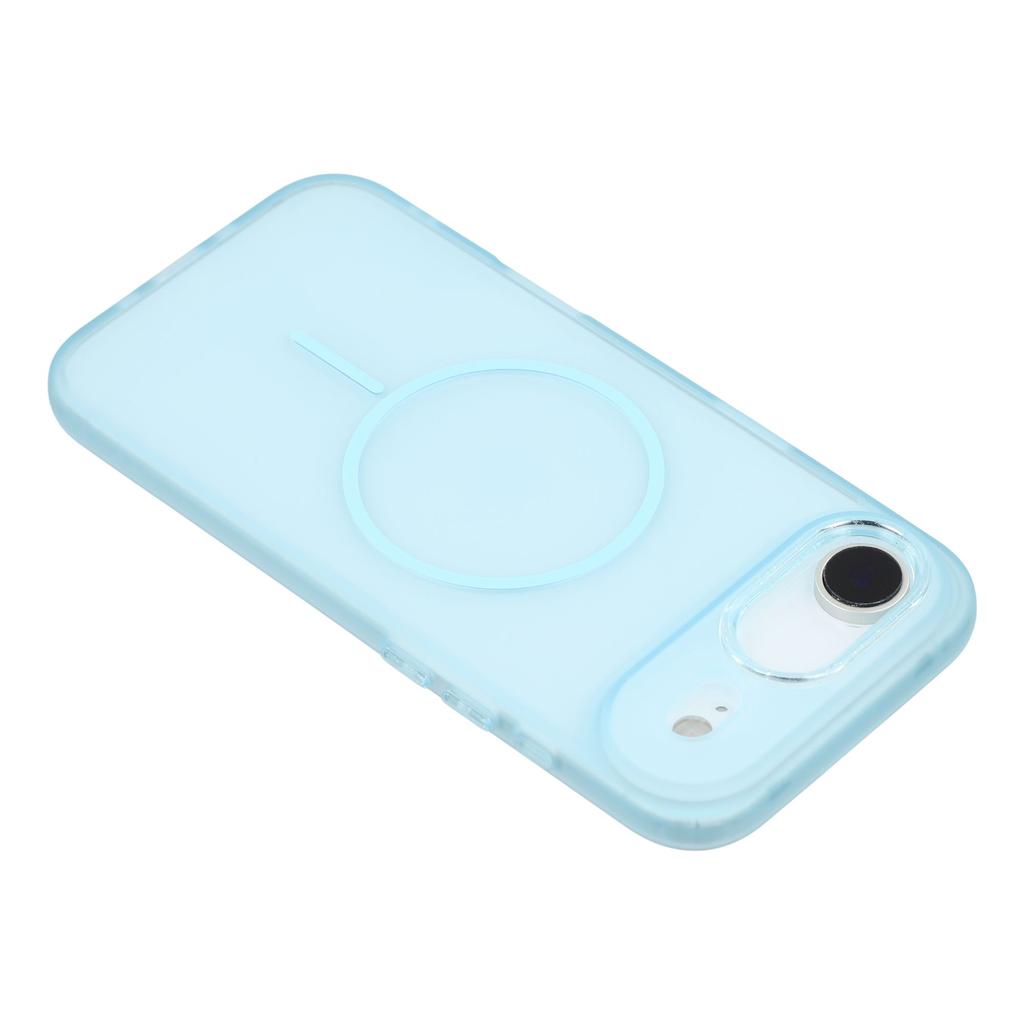 For iPhone Air Phone Case Compatible with MagSafe TPU + PC Matte Back Cover with Glitter Lens Frame