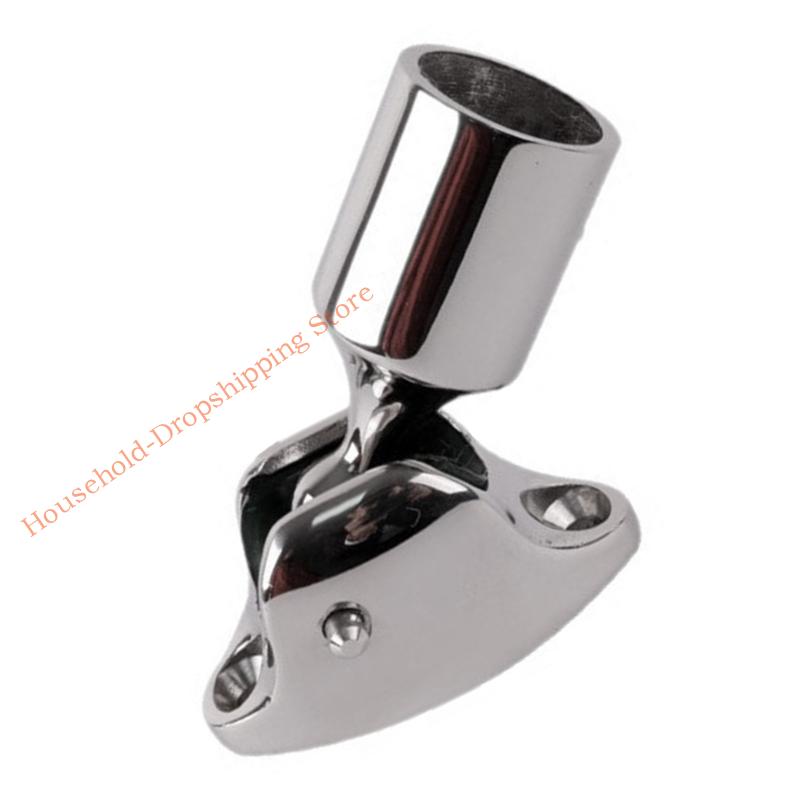 Top End Deck Hinge Mount Pipe Support Fitting Stainless Steel Ball Slide Cap 85AD