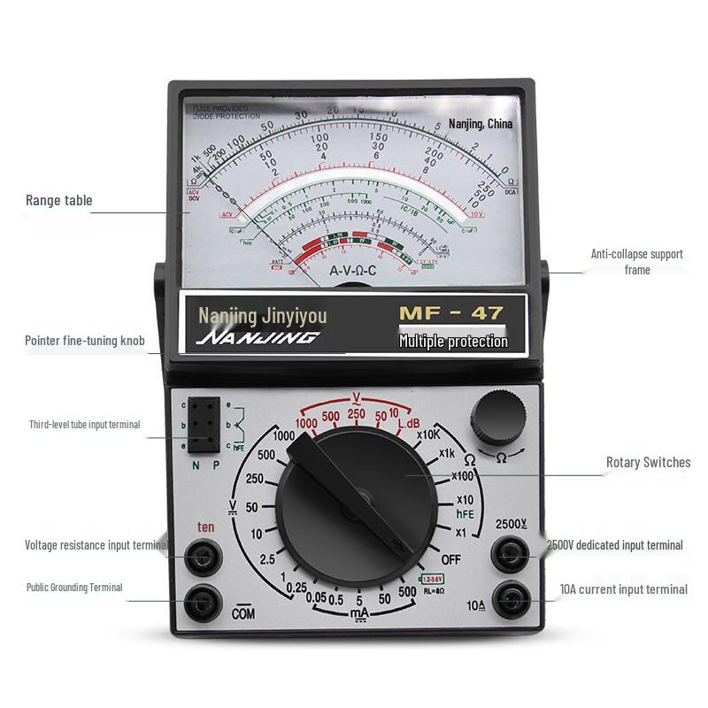 MF47 Hochpräzises Analogmultimeter