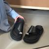 Korean Thick-soled Set of Toe Slippers for Women To Wear In the Summer of 2025, New Fashion Sanya Holiday Beach Sandals