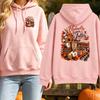 Flannels Leaves Lattes Hoodie Autumn Coffee Graphic Sweatshirt Fall Pumpkin Sunflower Candle Book Unisex Pullover Top