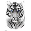 Tatuaggi Adesivi Tigre Leone Lupo Stile Pittura ad Acqua Arte Corporea Animale Unisex