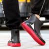 Men's rain shoes short rain boots men's outdoor fishing wading boots non-slip and wear-resistant water shoes low tube versatile fashion rubber shoes