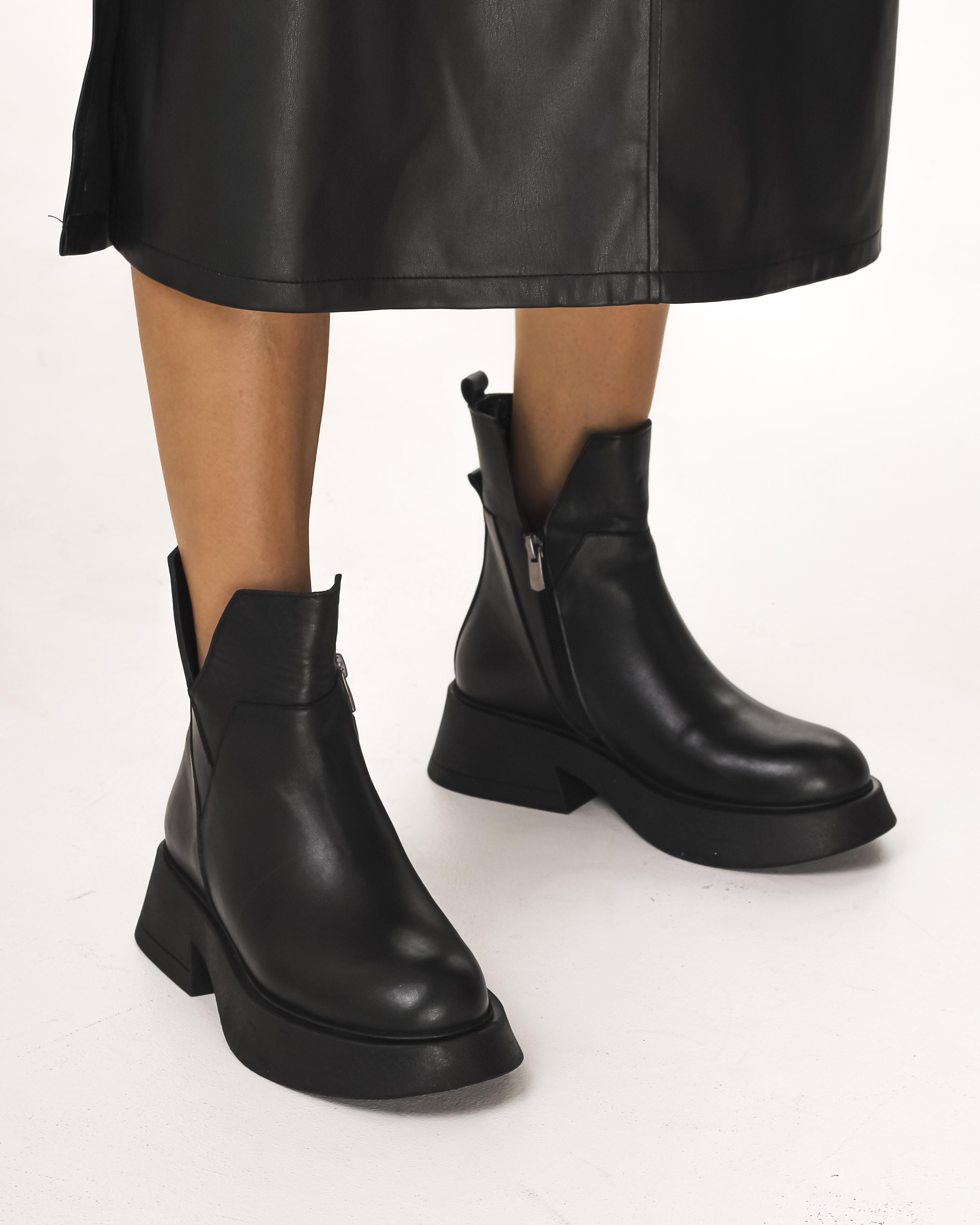 Bottes femme Guero 57532 36 cuir noir