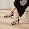 Summer word with sandals women's thin heels high heels banquet women's shoes show long legs fish mouth super high heels look thin