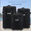 158 L Airline-Checked Stain-Resistant Foldable Wheeled Duffel Bag - Durable, Lightweight Suitcase