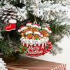 Gingerbread Man Christmas Ornament Resin Hanging Decor for Tree & Home Festive Cookie Figurine for Xmas Decorations
