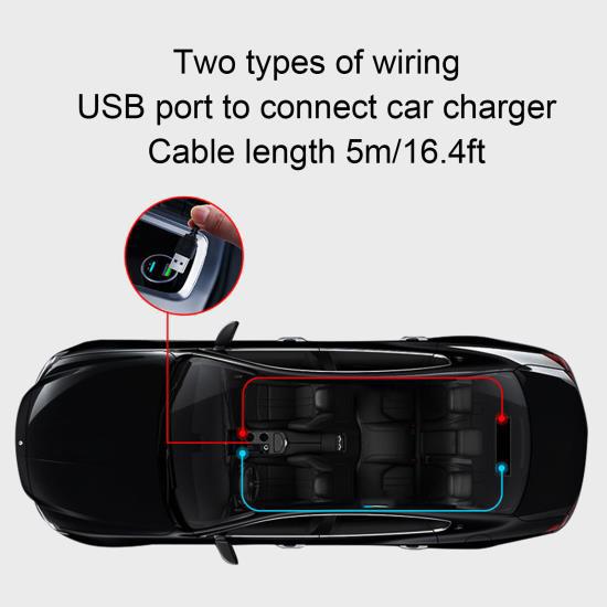 Flexible LED Car Screen Bluetooth App Control 16x64 Matrix Custom Text Pattern Programmable Advertising LED Sign USB 5V 