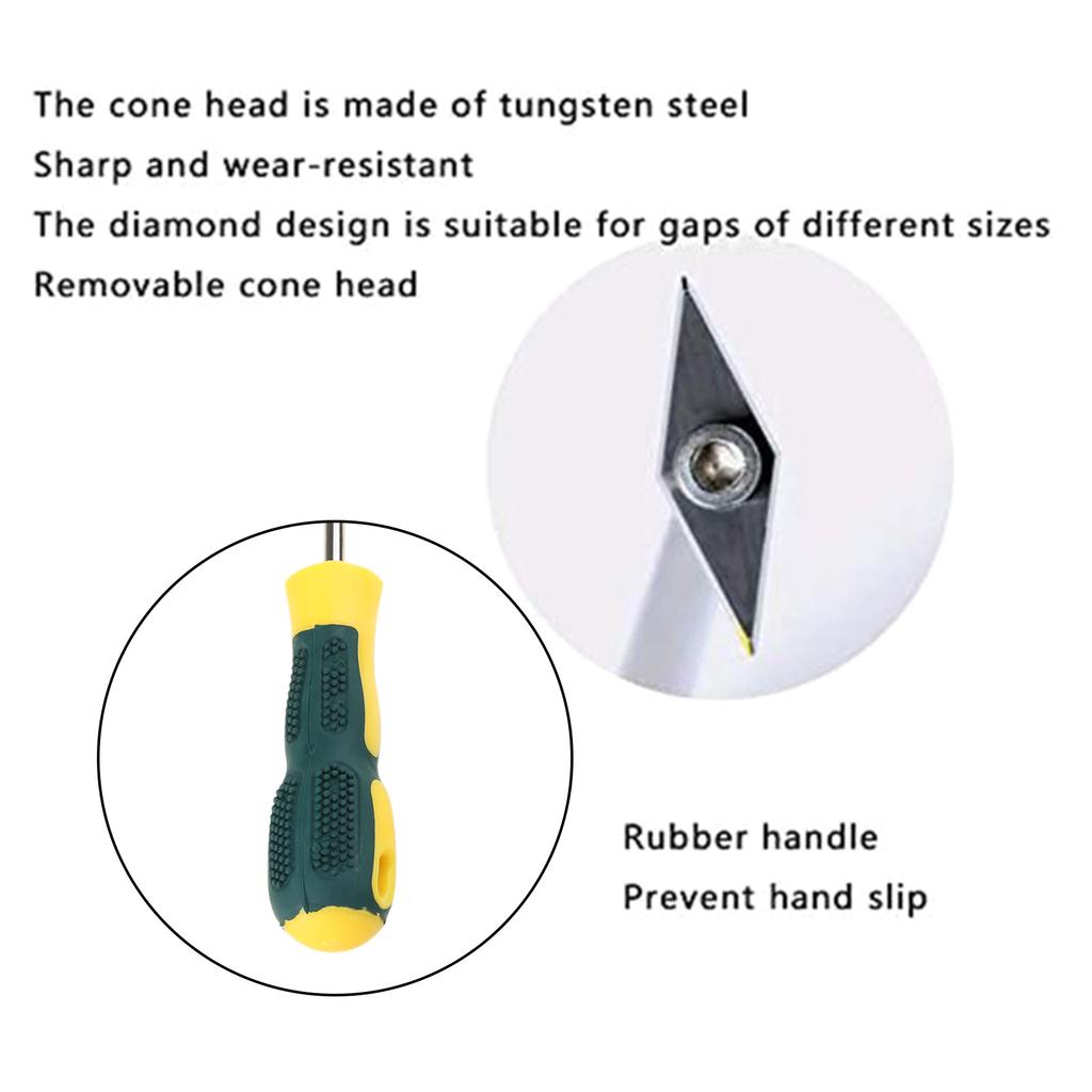 9 Sztuk Zestaw Narzędzi do Usuwania Fugi Ceramiczna Płytka Nacinarka do Spoin Kolektory Czyszczenie Czyszczenie Szczelin do Spoin Podłogowych Ściennych Cement