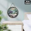 Vintage Rustic Metal Round Wall Sign Retro Plaque for Bathroom Office Cafe Decor