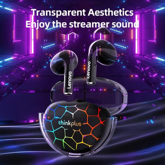 

Lenovo LP80 Pro RGB Портативные беспроводные наушники Полувкладыши со стабильной передачей музыки и прослушиванием музыки