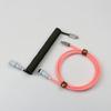 Laptop Keyboard Cable Type c to Usb c Long Coiled  Cable for Mechanical Keyboard Usb c Coiled aviator Cable