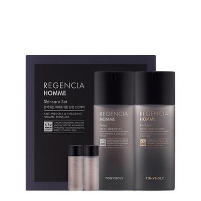 Regencia Homme 2-piece Set, 1 Set, Toner 130ml + 20ml + Emulsion 130ml + 20ml