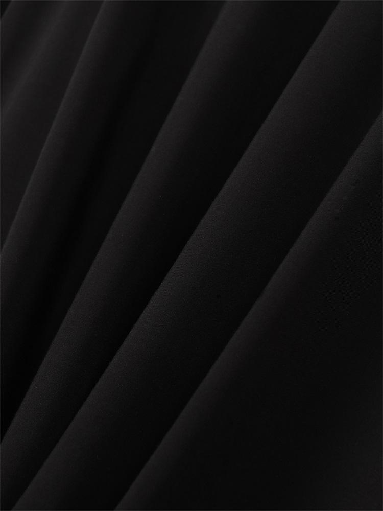 EDOLYNSA Золотая вышивка Женское черное платье-кафтан большого размера Домашний халат — фото 11