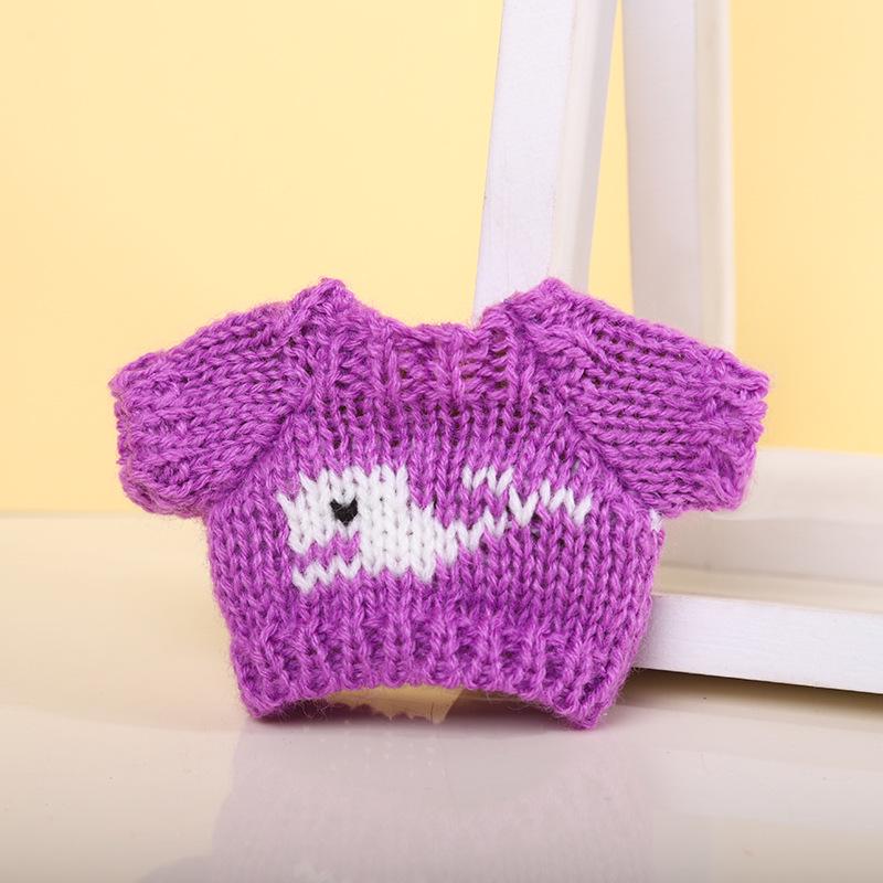 

Кукла Пальчиковая Собака 10 см Вязаная Одежда Плюшевая Игрушка Аксессуары 5*5cm (Fits 10cm Doll)