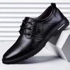 Work Shoes Breathable Casual Leather Shoes 2024 Hot Sales Business Formal Single Shoes Soft Bottom Non-slip Sneakers for Men