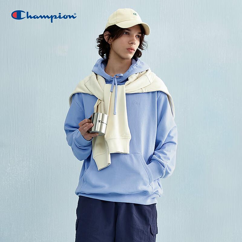 Champion Men's Trendy Solid Color Hooded Sweatshirt