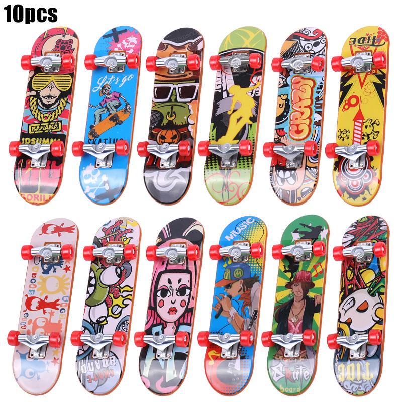 5-20Pcs Finger Skateboard Toy Mini Skate Board Fingertip Game Toys Kids Birthday Party Favors Goodie Bag Pinata Filler Gifts Kit