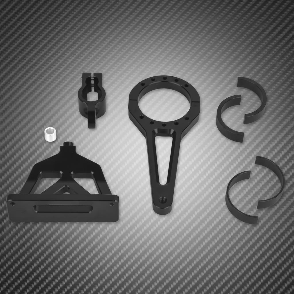 Motorcycle Steering Damper Bracket Shock Absorber Kit For Harley Road Glide 15-UP W/ Front Forks 54mm/58mm/49mm Suspension Parts