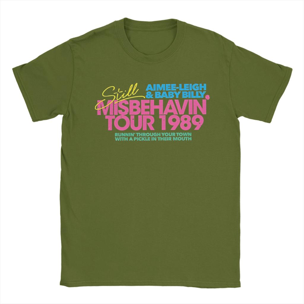 Righteous Gemstones Misbehavin T-Shirts for Men Baby Billy Vintage 100% Cotton Tees O Neck Short Sleeve T Shirt Party merch