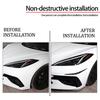 Carbon Fiber Front Bumper Lip Corner Cover Trim sticker For Corvette C8 20-25 US