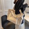 Shoulder Bag Female Large-capacity All-match Canvas Bag Student Simple Handbag Casual Messenger Bag Tutoring Bag Mommy Bag
