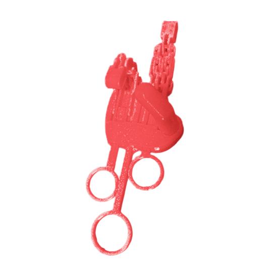 Mechanical Fidget Hand Robotic Hand with Articulated Fingers Portable Fidget Toy Hand with Strong Grip for Stress Relief Office Fun