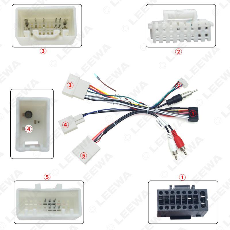 Toyota Prado/Sequoia, Lexus 330/350 Android Large Screen Navigation Power Cord Protocol Box