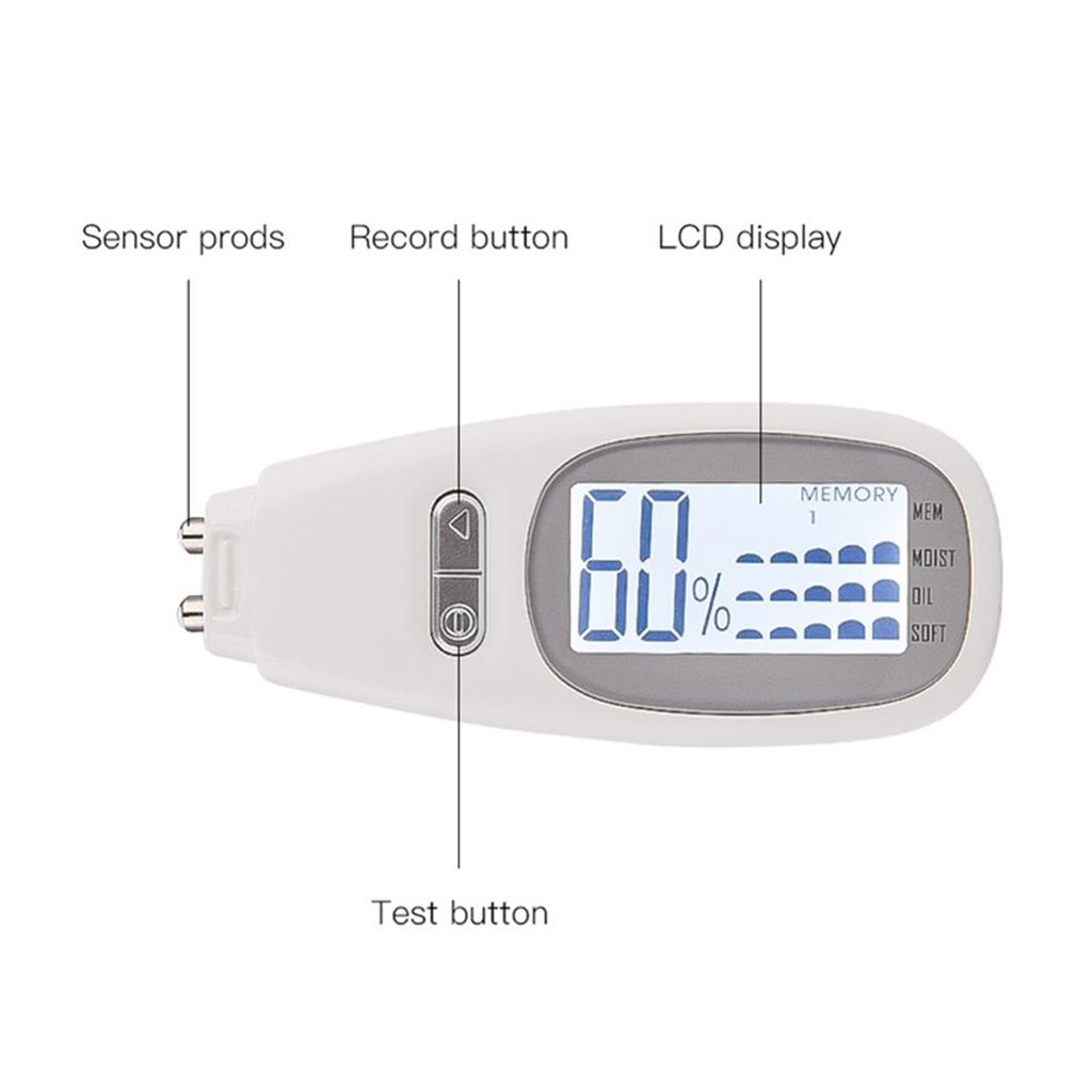 Portable Skin Tester Analyzing Device Diagnosis Analyzer Machine with Backlit