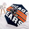 Printed Chicago Bears logo Folding Umbrella,Outdoor,Leisure,And Travel Umbrella,Durable Umbrella Fabric,Birthday And Holiday Gift