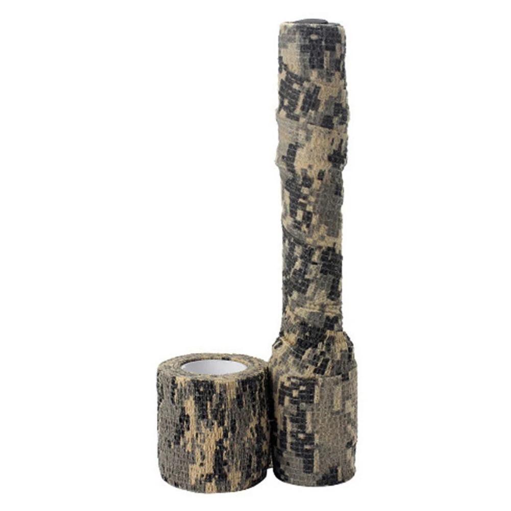 1 Roll U Pick 4.5m*5cm Waterproof Outdoor Camo Hiking Camping Hunting Camouflage Stealth Tape Wraps self adhesive