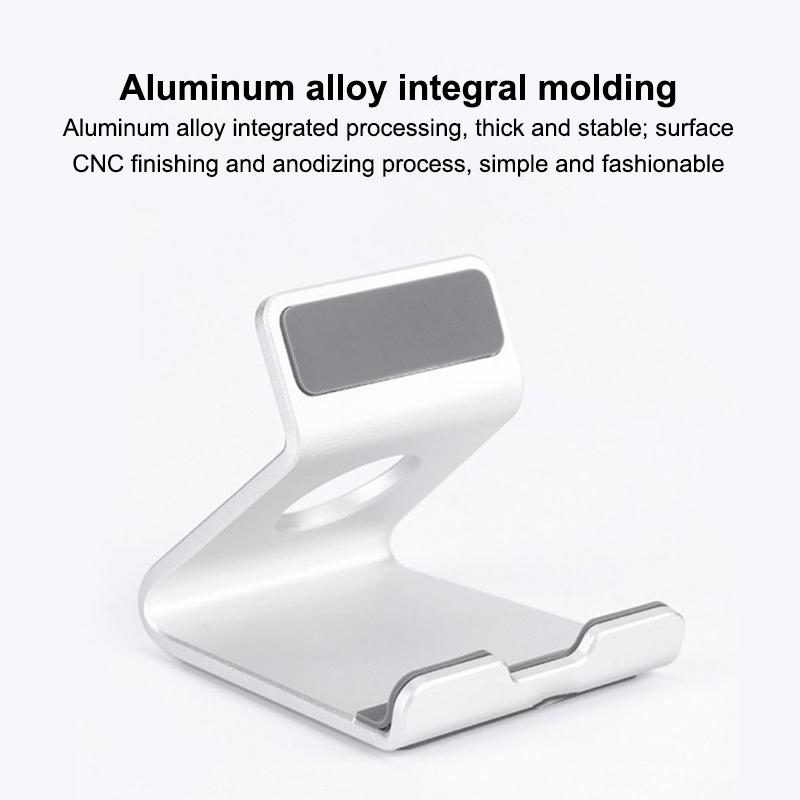 Metal Desktop Mobile Phone Stand For Smartphone 13 Inch Tablet Desk Holder Portable Storage Bracket Drop-Resistant Phone Holder