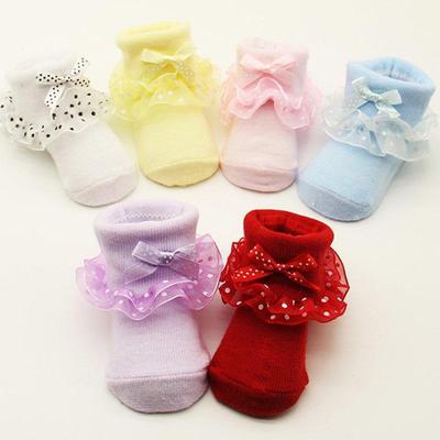 infant girl ruffle socks