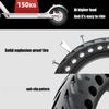 Long Lasting Non Pneumatic 8.5x2 Scooter Tire Wear Resistant Anti Slip Solid Rubber Wheel Suitable for M365 Urban Riding
