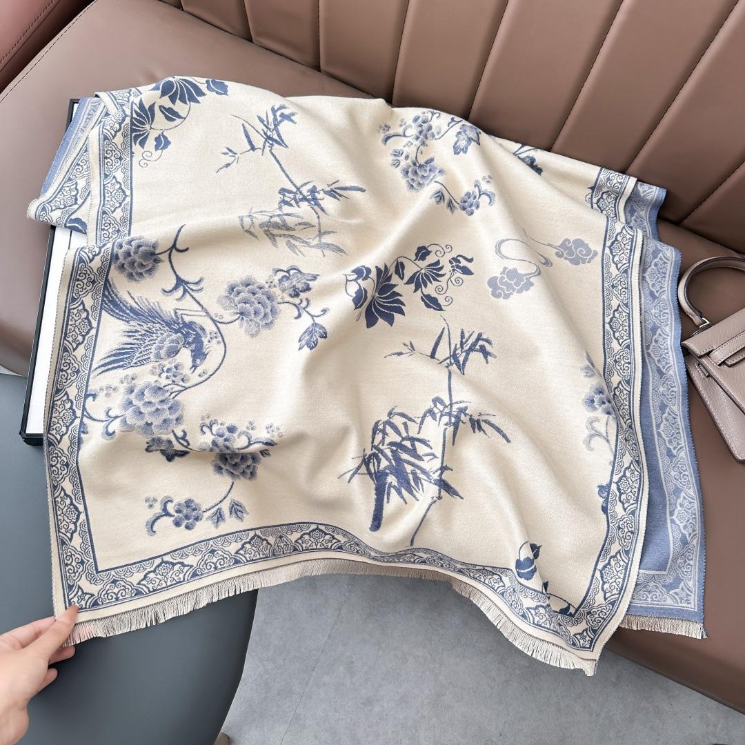 

Роскошный зимний кашемировый шарф женский с принтом, теплый платок-пашмина, пончо, шарфы, женская шаль для кареты, толстый фуляр, буфанда 180x65cm