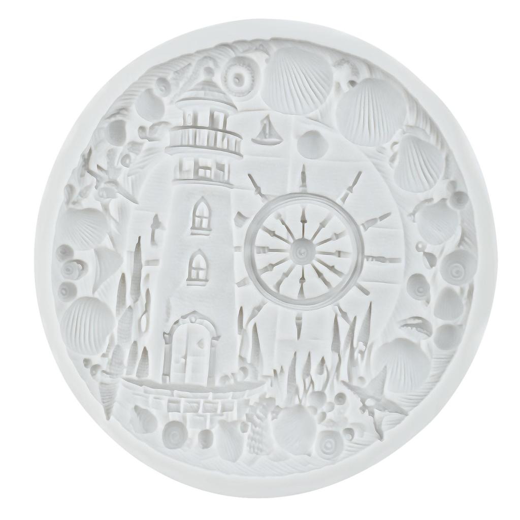 Formy Silikonowe Latarnia Morska Kotwica Ster Forma do Fondantu Narzędzia do Dekoracji Ciast Topper na Babeczki Czekolada Cukierki Rzemiosło Masa Cukrowa Polimerowa Glinka