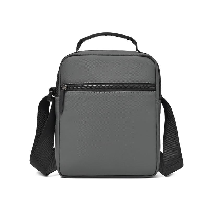 Men's Crossbody Bag Lightweight Oxford Small Square Bag Business Commuter Multi-Layer Shoulder Bag