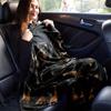 1pc Dog Printing Lightweight Flannel Blanket, Comfortable and Warm Blanket, for Camping Sofa Bed and Couch Office, Gift