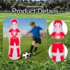 Inflatable Soccer Dummy Air Mannequin Dribbling Passing Drills Lightweight Football Practice Poles