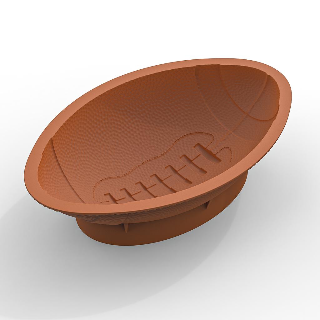 3D Rugby Cake Mold Nonstick Silicone Soccer Cake Mold Chocolate Mold Rugby Sports Season Party Baking Supplies