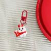 Dancing Lion Zodiac Dragon Keychain Resin Chinese Style Keyring Fashion Lion Dance Pendant  Couple