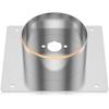 Diesel Heater Mounting Plate for Airtronic D2/D4/D1LC 60 Mm Stainless Steel Diesel Heater Turret Mount Plate Rustproof